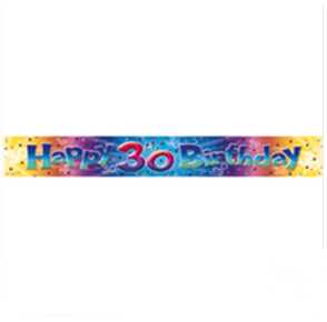 Happy 30 Birthday Banner