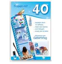 40.Geburtstag - Gl�ckwunschkarte