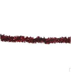 Folien Girlande, rot, 4m