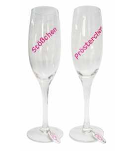 Sektgl�ser 2er Set St��chen