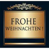 Aufkleber FROHE WEIHNACHTEN