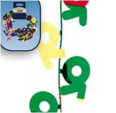 Drahtgirlande 70.Geburtstag
