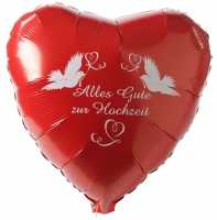 Folienballon Alles Gute zur Hochzeit