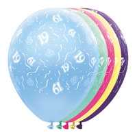 Pearl Luftballons mit Zahl 19