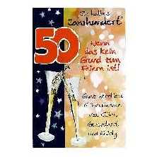 50.Geburtstag - Klappkarte