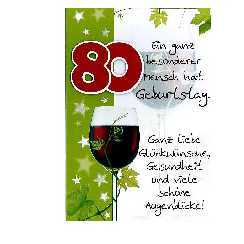 80. Geburtstag Glückwünsche Christlich