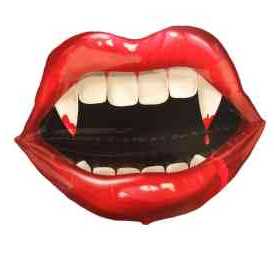 Folienballon Vampirgebi�