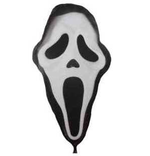 Folienballon Scream Maske