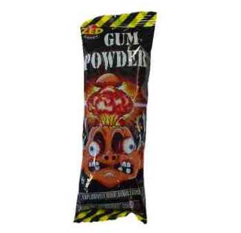 Gum Powder - schwarzer saurer Kaugummi