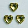 25 x Strass Herzen gold