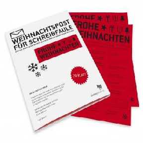 Weihnachtspost f�r Schreibfaule