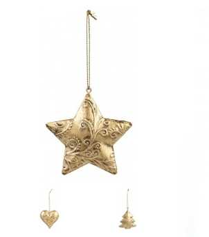 Goldener Anh�nger Weihnachtszauber