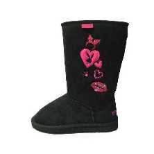 Playboy Stiefel Lipstick black
