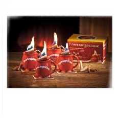 Feuerzangentassen-Set, rot