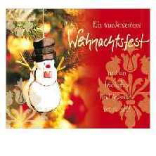 Perleberg Postkarte Weihnachten
