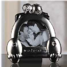 Bilderrahmen Auto Just Married