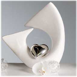 Skulptur Balance Herz, 29 cm