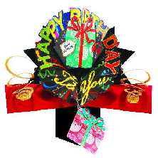 Pop Up Karte Happy Birthday