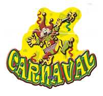 3 D Carnaval Schild XXL