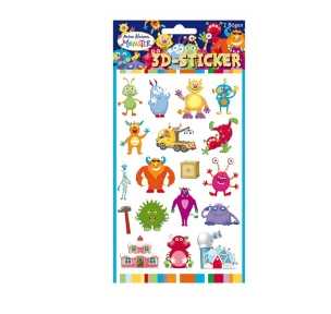3D-Sticker Monster