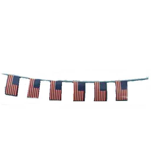 USA - Fahnengirlande, 10m