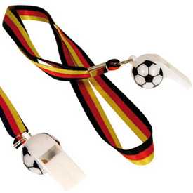 Trillerpfeife Fussball mit Band