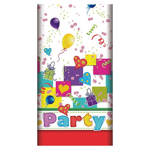 Beschwingte Papier Tischdecke PARTY
