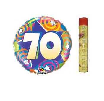 70.Geburtstag - Folienballon Set