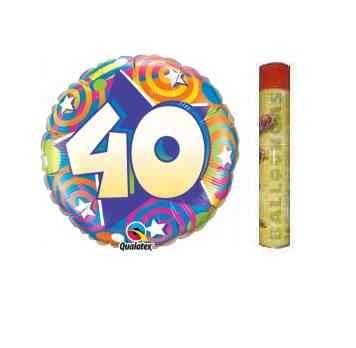 40.Geburtstag - Folienballon Set