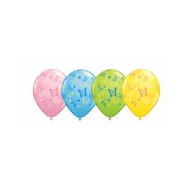 Luftballons mit Schmetterlingen