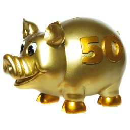 50.Geburtstag - XXL Sparschwein