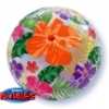 Folienballon Bubble Hibiscus