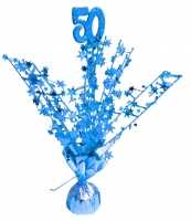 Tischaufsteller Glamour 50 blau