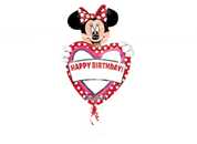 Happy Birthday Minnie Folienballon