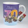 Kaffeebecher zum 70.Geburtstag