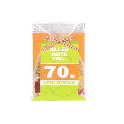 70.Geburtstag Fruchtgummi