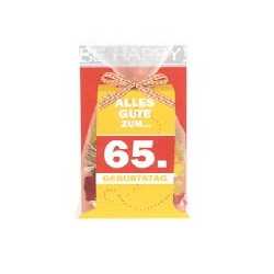 65.Geburtstag Fruchtgummi