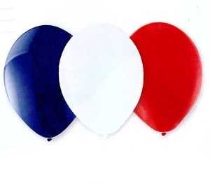Frankreich Luftballons - 50 Stck