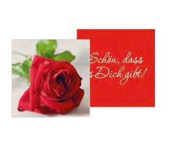 Servietten Rosen