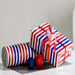 USA Stripes Geschenkpapier