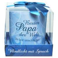 Windlicht Bester Papa der Welt