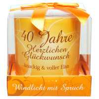 Windlicht 40 Jahre