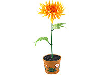 Solar-Blumentopf mit Farbwechsel