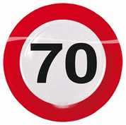 Servietten Verkehrsschild  70