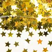 Streudeko / Tischkonfetti goldene Sterne