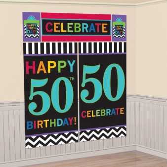 Wandtapete zum 50. Geburtstag