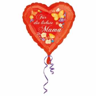 Folienballon Fr die liebste Mama