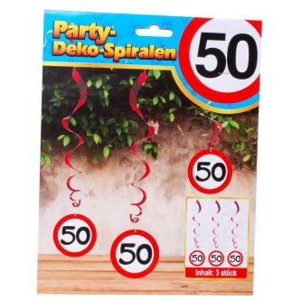 Party Spirale zum 50. Geburtstag