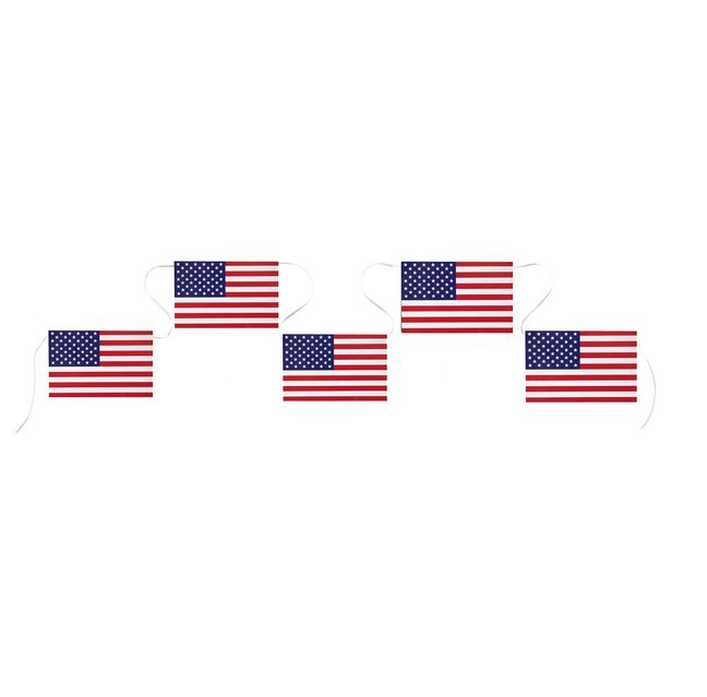 USA Flaggengirlande, 5m