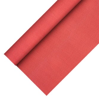 Tischdecke, stoffhnlich, PV-Tissue, rot